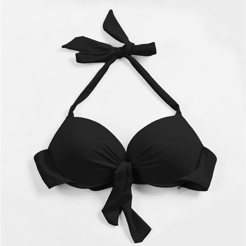 Damen Push-Up-Bikini-Top mit elegantem Schleifen-Design EB