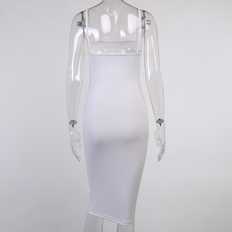 Damen Körperbetontes Midi-Kleid EB