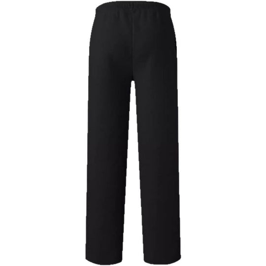 Damen nan fließende High-Waist Palazzo-Loungehose aus leichtem Jersey mit Elastikbund und praktischen Eingrifftaschen EB