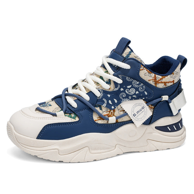 Damen Sportliche High-Top Sneakers mit modischem Ethno-Muster und innovativer Sohlentechnologie EB