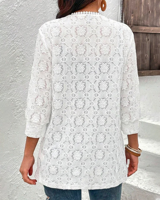 Damen Spitze Cardigan Heidi-Mode