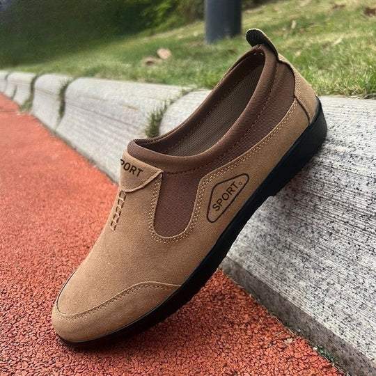 Herren Bequeme Slipper-Sneaker mit elastischem Einstieg und flexibler Sohle EB