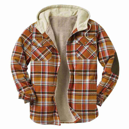 Herren Flanelljacke mit weichem Innenfutter und praktischen Brusttaschen EB