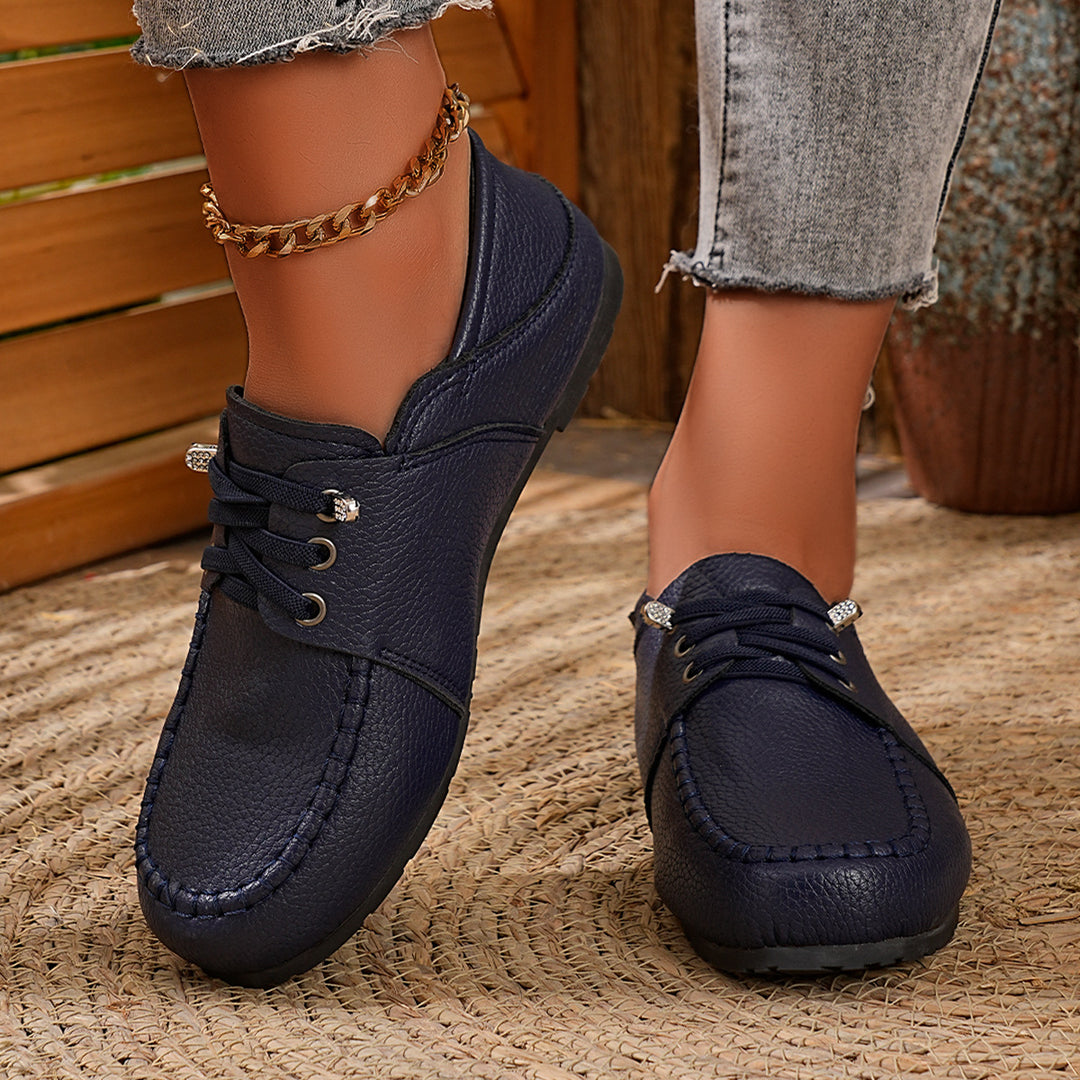 Damen Mokassins mit eleganten Zierdetails und komfortabler Sohle EB