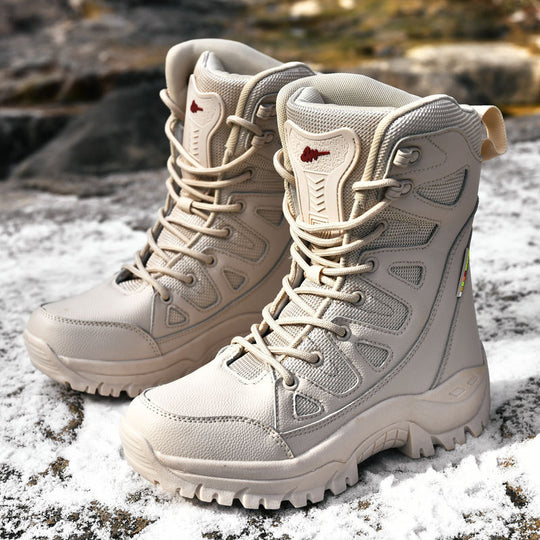 Damen Wasserfeste High-Top Wanderschuhe mit isolierender Innenausstattung EB