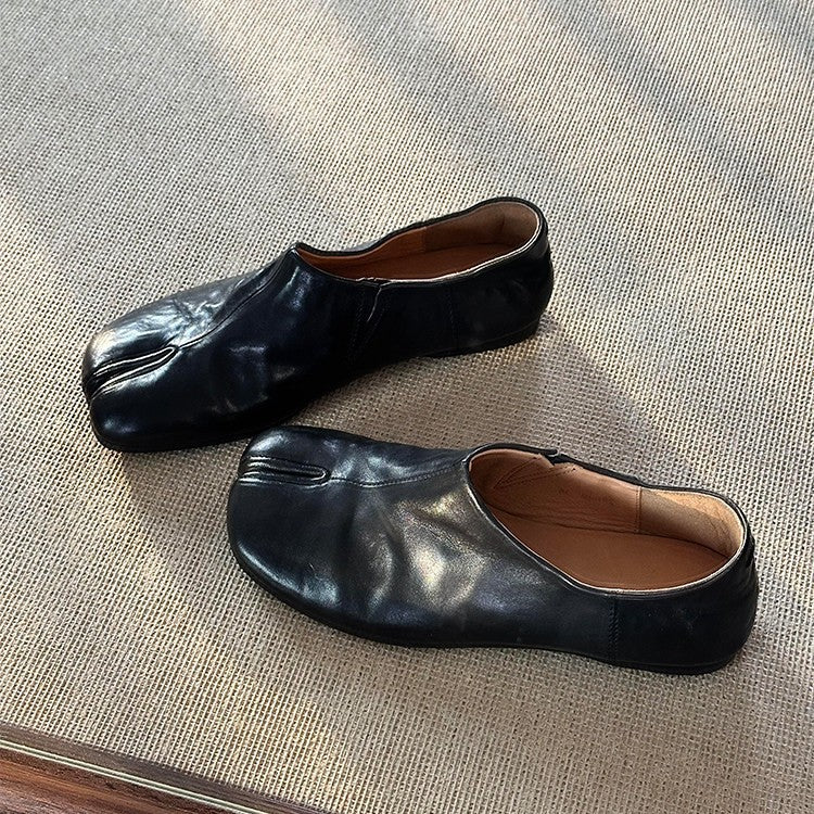 Damen elegante Mokassins mit zusätzlicher Zehenfreigabe EB