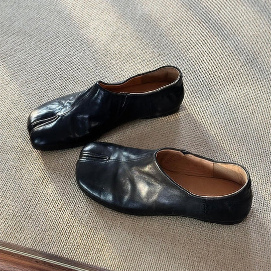 Damen elegante Mokassins mit zusätzlicher Zehenfreigabe EB