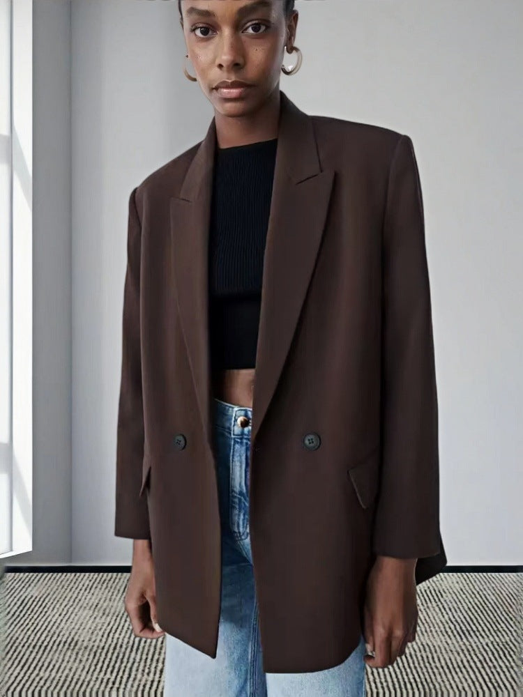 Damen Modischer und eleganter Oversized Blazer EB