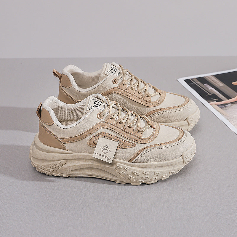Damen Sportliche Chunky Sneakers mit atmungsaktivem Obermaterial und dämpfender Sohle EB