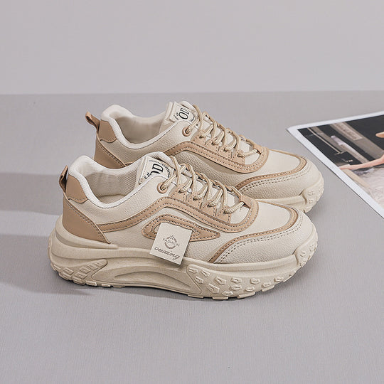 Damen Sportliche Chunky Sneakers mit atmungsaktivem Obermaterial und dämpfender Sohle EB
