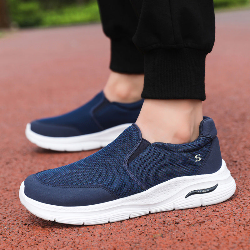 Damen bequeme Slip-On Sneakers EB