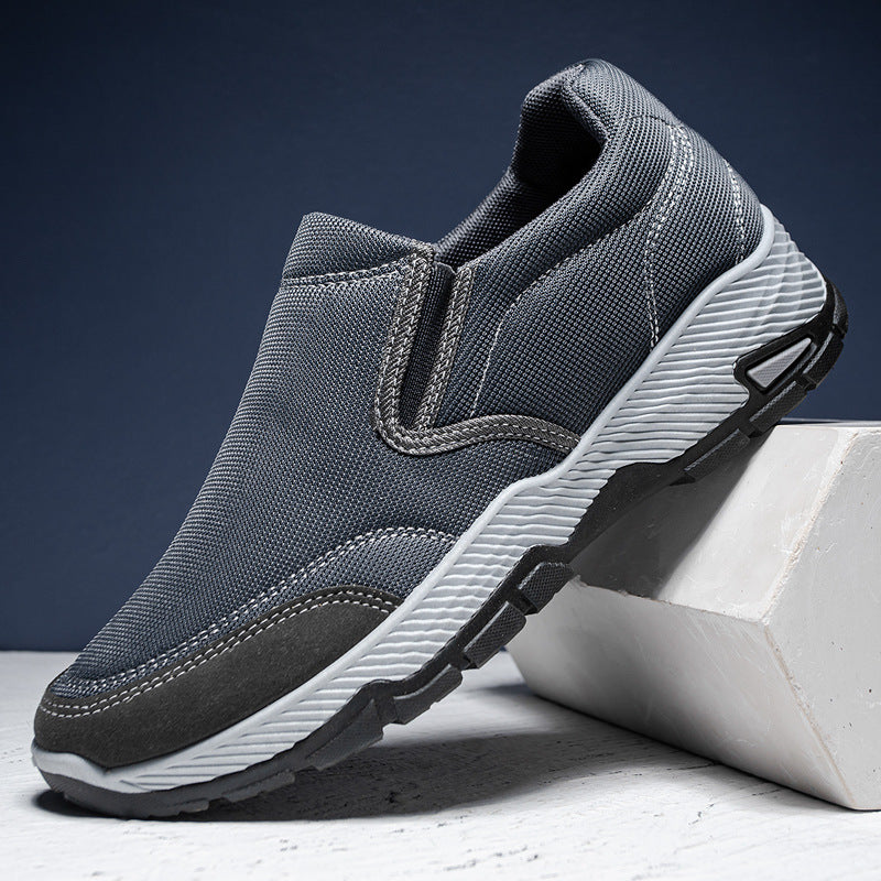 Damen Komfortable Slip-On Sneakers mit rutschfester Sohle EB