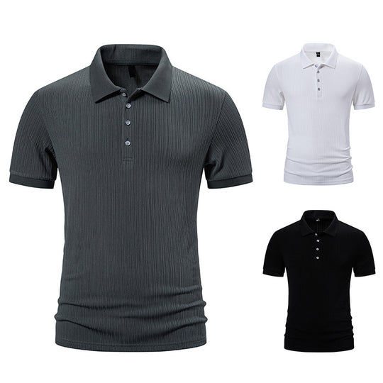 Herren hochwertiges Poloshirt mit moderner Struktur EB