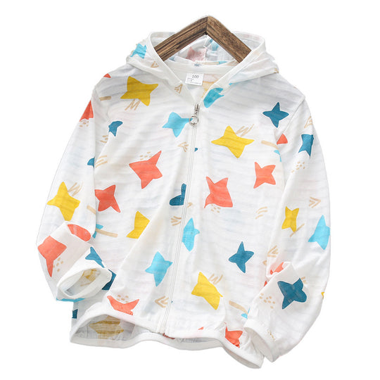 Unisex nan leichte atmungsaktive Kinder Dinosaurier Druck Kapuzenjacke mit Reißverschluss vorne EB