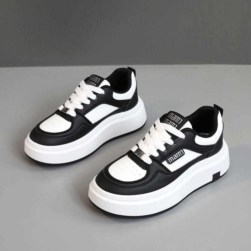 Damen modische Plateau Sneakers mit ergonomischer Dämpfung und trendigem Design EB