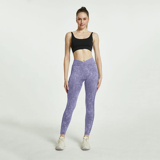 Damen Hochgeschnittene Sportleggings EB