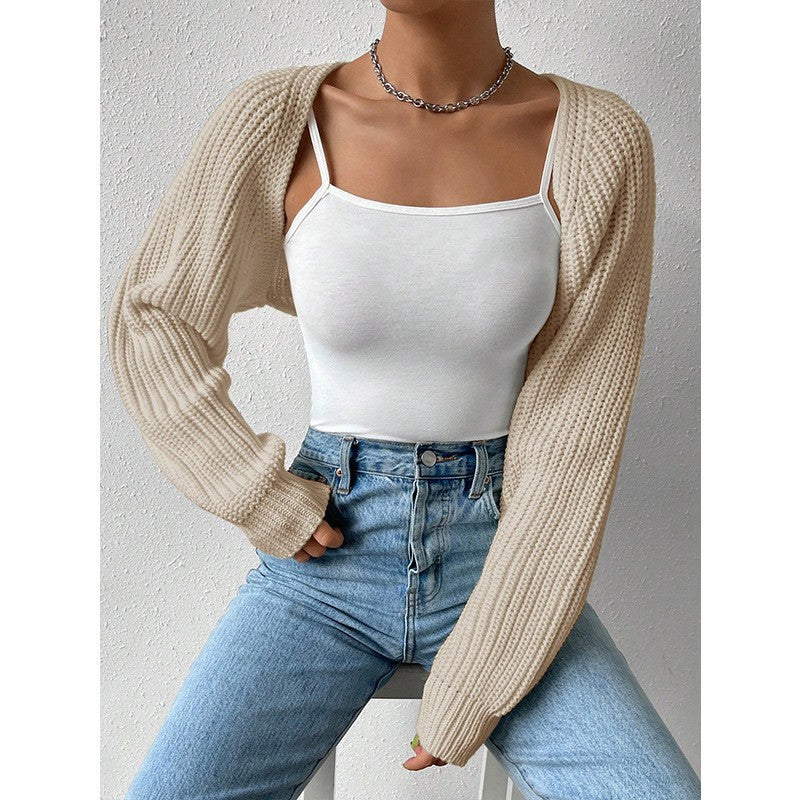Damen Strickjacke mit lässigem Schnitt und Rippstrickdesign EB