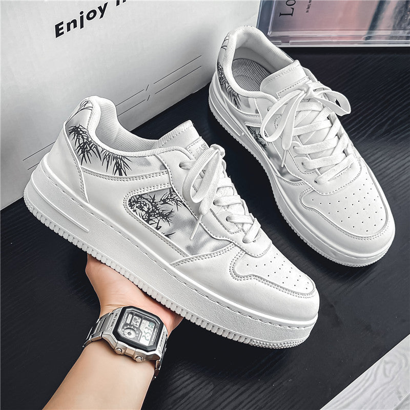 Damen Freizeitsneaker mit einzigartigem Grafikunterschrift und rutschfester Sohle EB