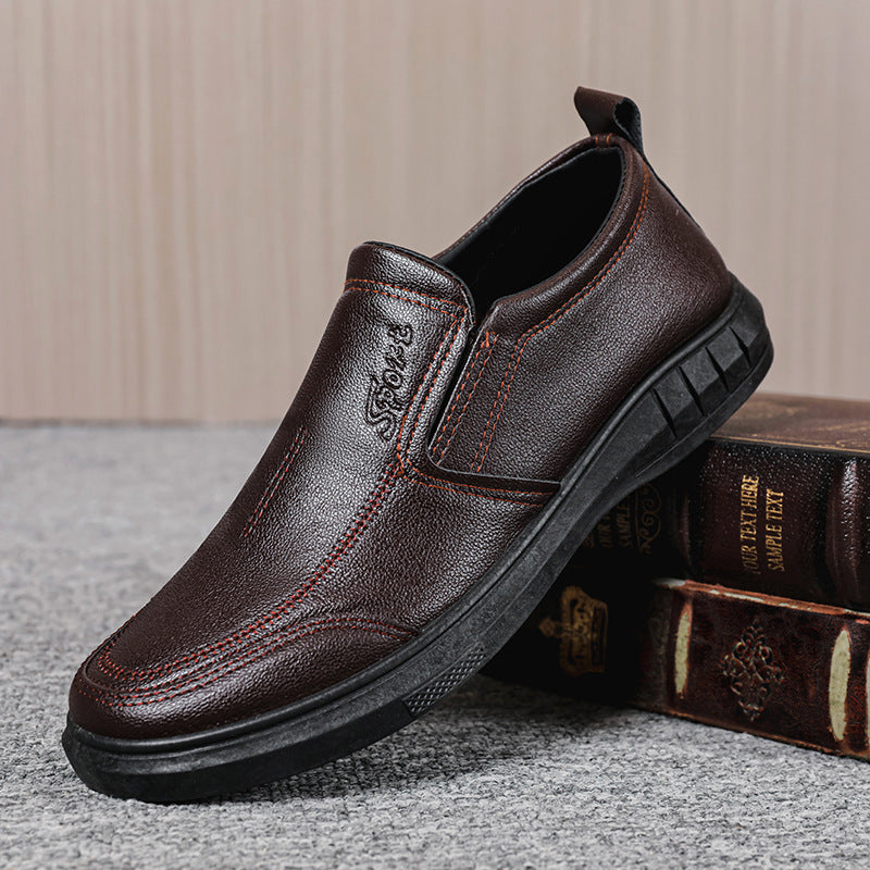 Herren bequeme Slip-On Freizeitschuhe mit komfortabler Sohle EB