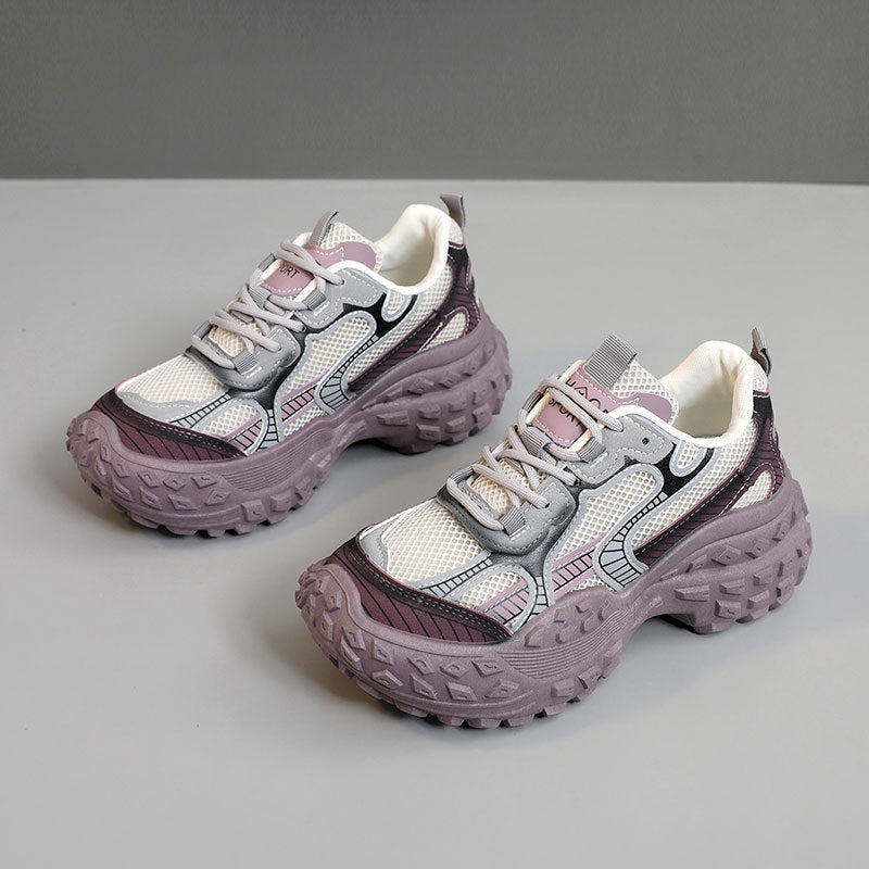 Damen Sportliche Trend Sneakers EB