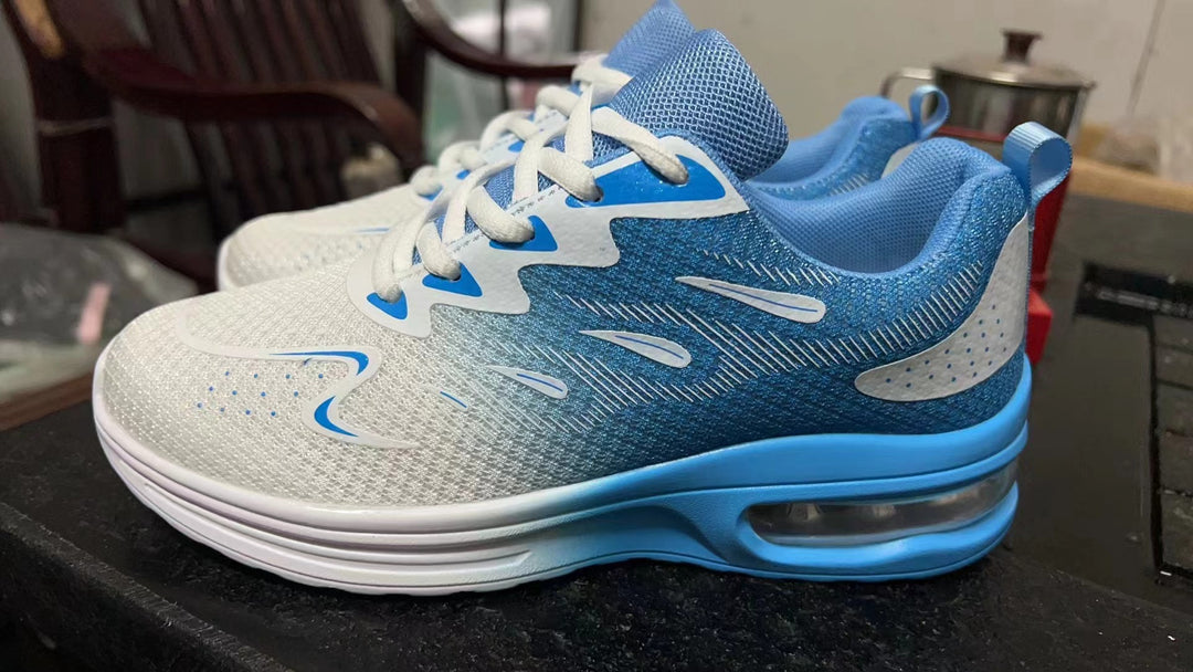 Damen Sportliche Laufschuhe mit stoßdämpfendem Air-Cushion-System EB