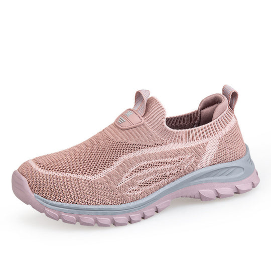 Damen Komfortable Slip-On Freizeitschuhe EB
