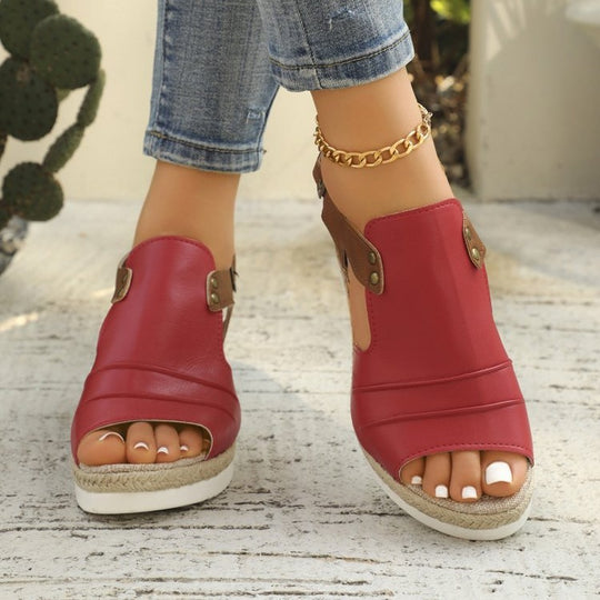Damen Plateau Sandalen EB
