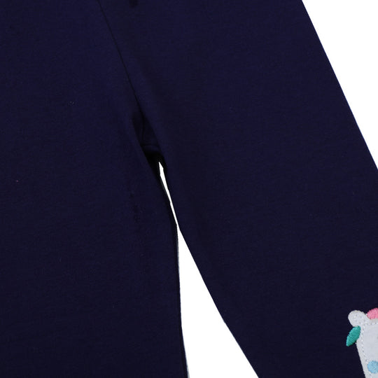 Mädchen Leggings mit zauberhaften Einhorn- und Regenbogen-Applikationen EB