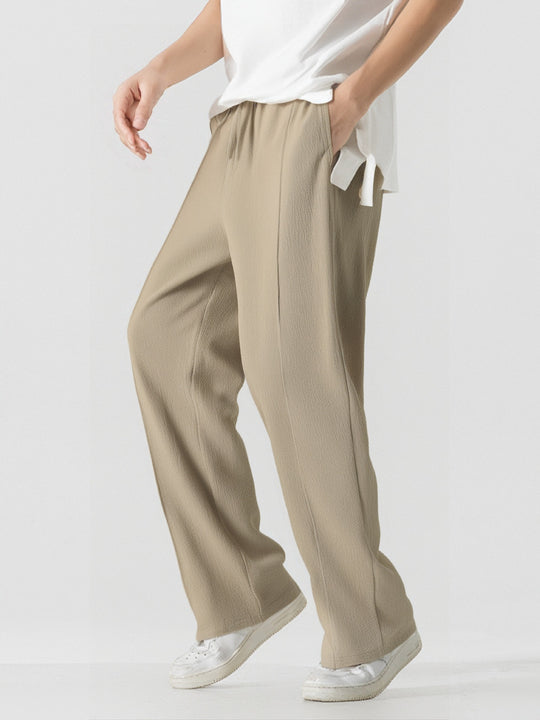Herren Elegante, weite Freizeithose aus atmungsaktivem Gewebe EB