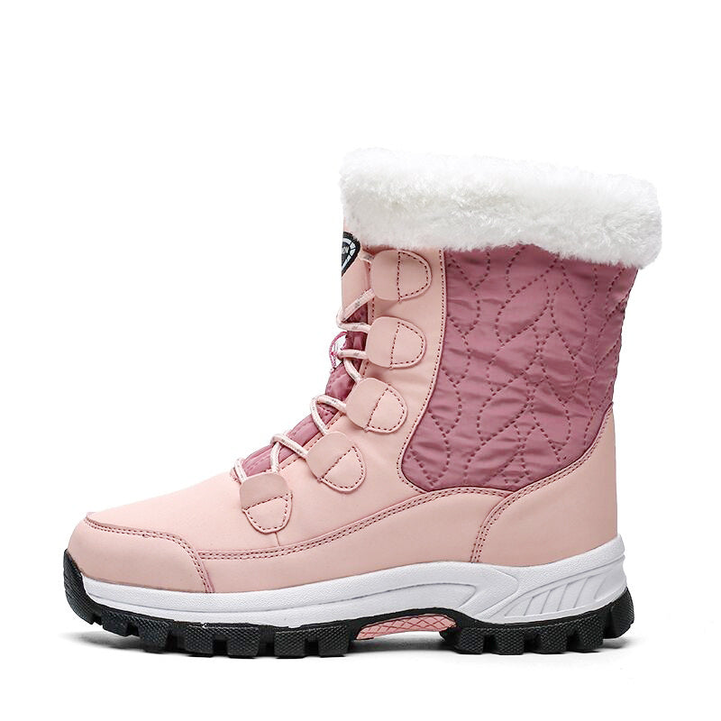 Damen Winterstiefel mit wärmendem Innenfutter und rutschfester Profilsohle EB