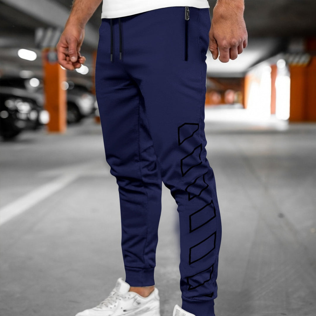 Herren Sportliche Jogginghose mit modernem Design und Seitentaschen EB