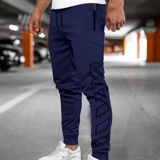 Herren Sportliche Jogginghose mit modernem Design und Seitentaschen EB
