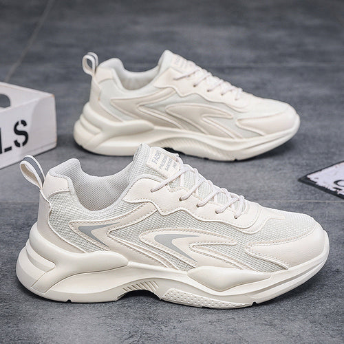 Damen Sportliche Sneakers mit atmungsaktivem Obermaterial und ergonomischer Dämpfung EB