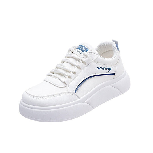 Damen modische Sneakers mit dicken Profilsohlen und atmungsaktivem Obermaterial EB