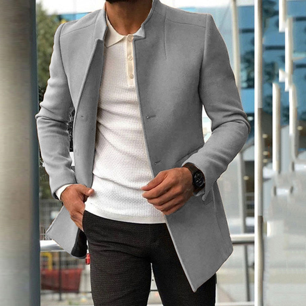 Herren moderner Designermantel EB