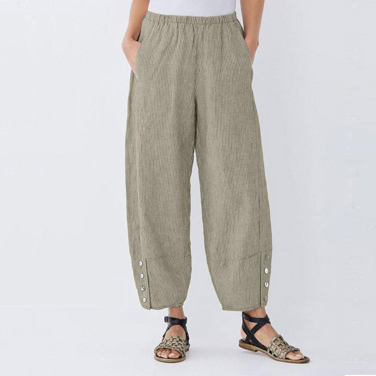 Damen lässige Hochwasserhose EB