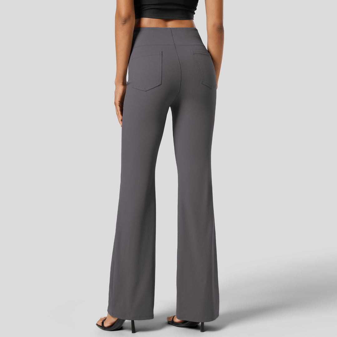 Damen Elegante und bequeme hoch geschnittene Hose EB
