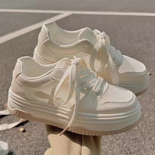 Damen Komfortable Sneakers mit dämpfender Sohle und atmungsaktivem Obermaterial EB