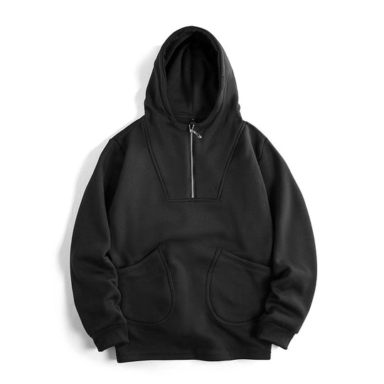 Herren Kapuzenpullover mit innovativem Reißverschluss und komfortabler Passform EB