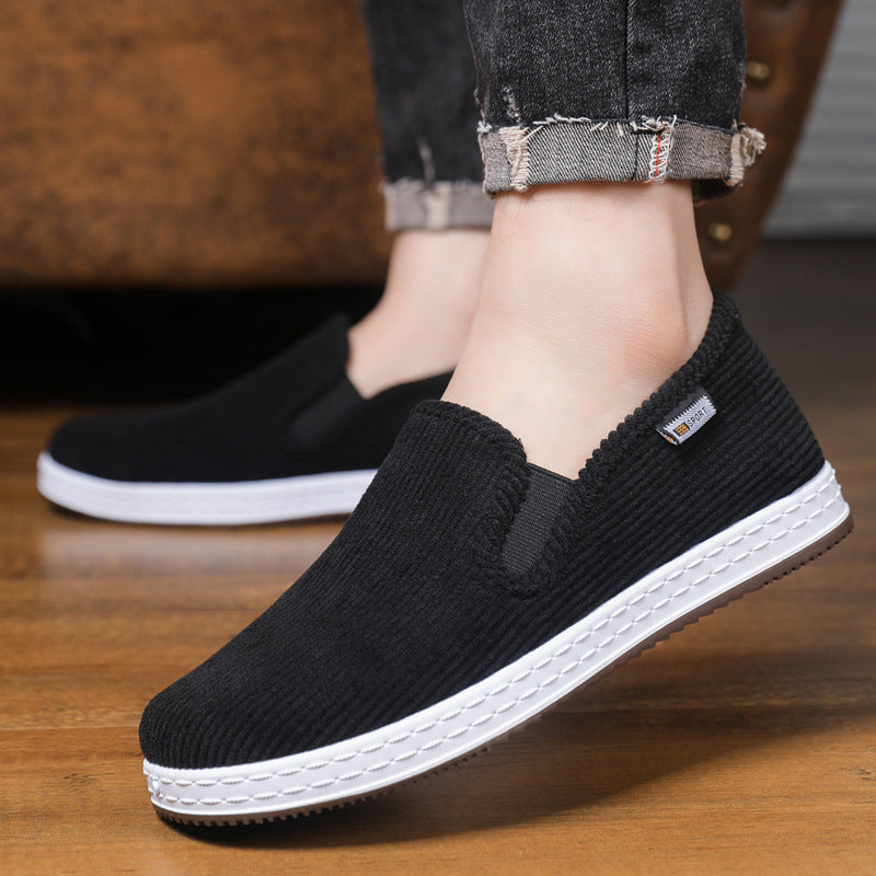 Damen Bequeme Cordstoffslipper EB
