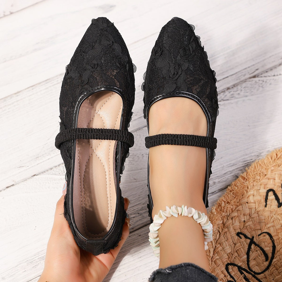 Damen Ballerina Schuhe EB