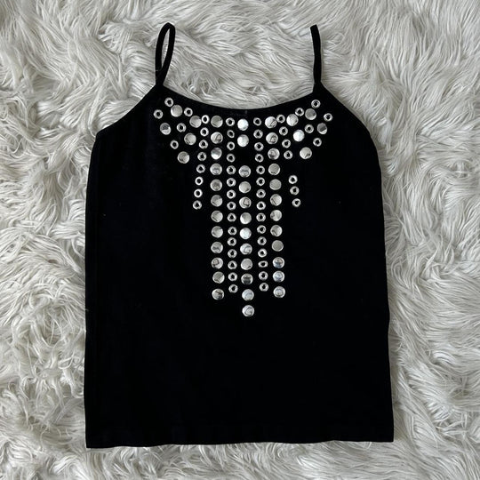 Damen Top mit funkelnden Strassdetails EB