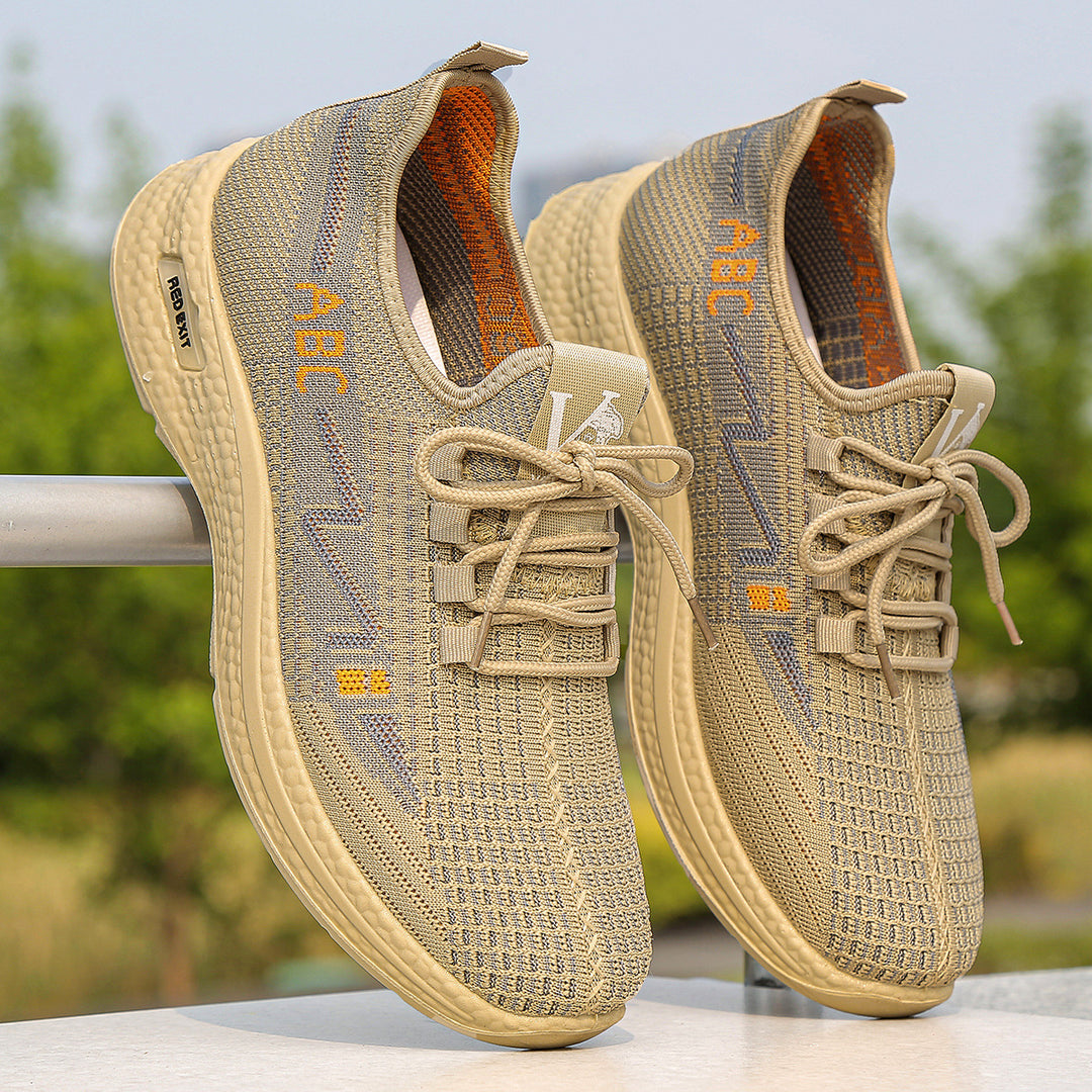 Damen Komfortable Sneaker mit atmungsaktiver Netzstruktur und flexibler Sohle EB