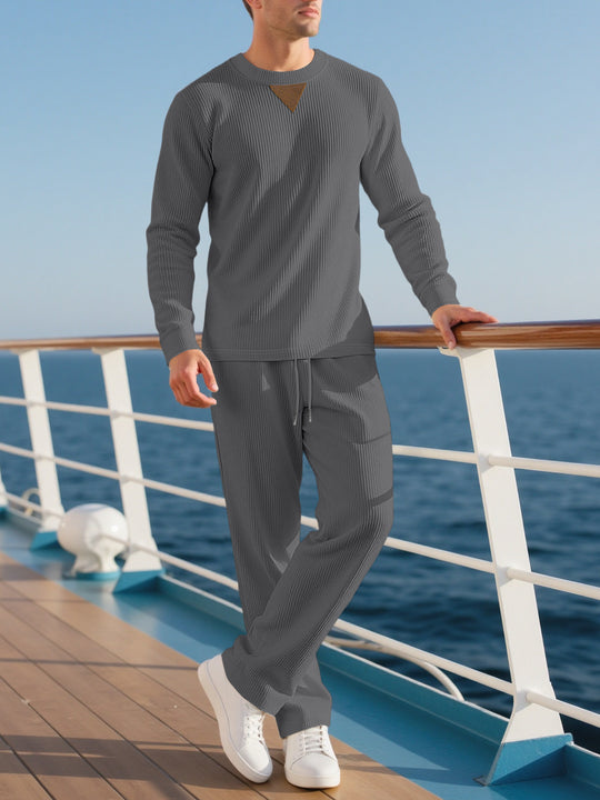 Herren lässiger Pullover und Jogginghose Set EB