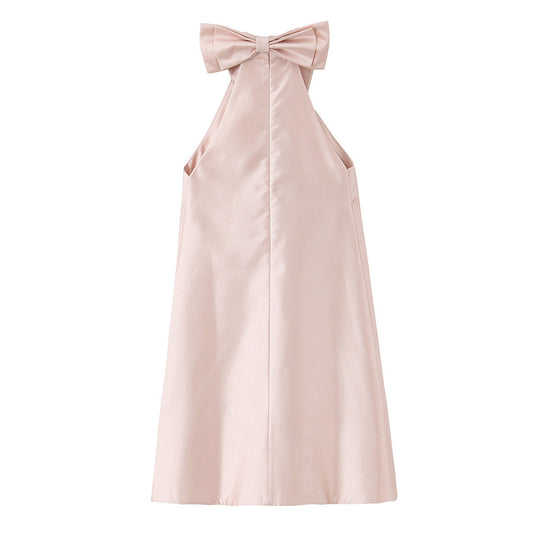 Damen Abendkleid mit asymmetrischem Schnitt und eleganter Rückenverzierung EB