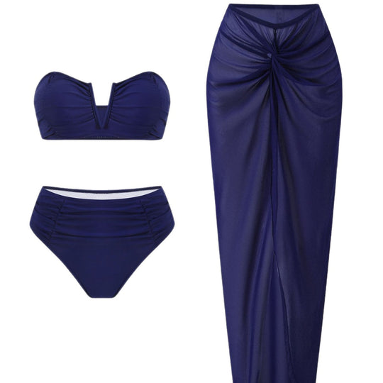 Damen Badeanzug-Set mit elegantem Rock von EB