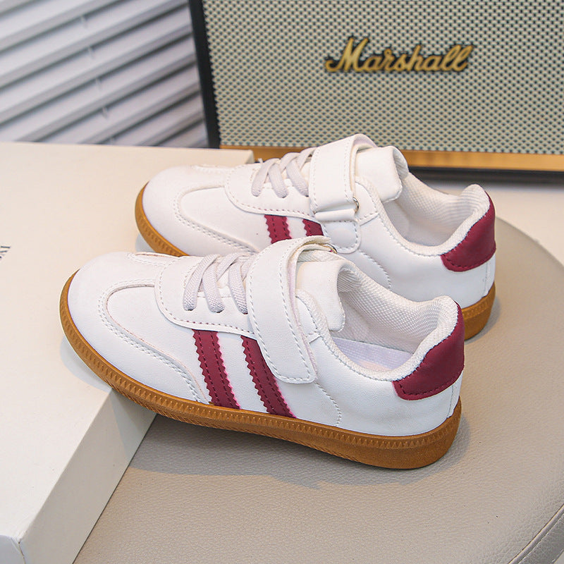 Damen sportliche Klett-Sneaker mit atmungsaktiver Mesh-Oberfläche und rutschfester Sohle EB