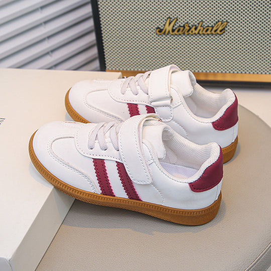 Damen sportliche Klett-Sneaker mit atmungsaktiver Mesh-Oberfläche und rutschfester Sohle EB