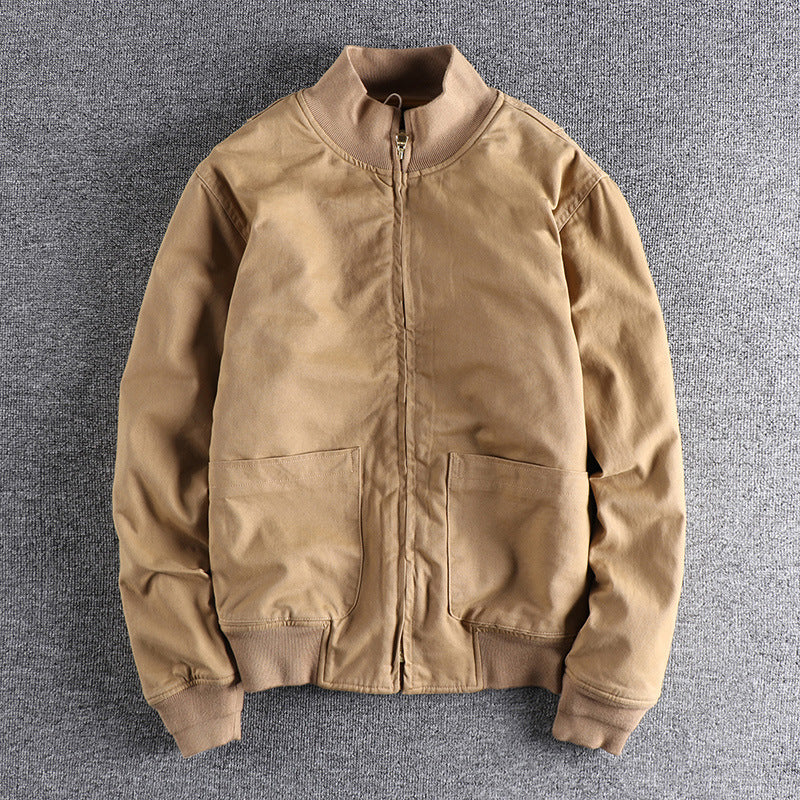 Damen Übergangsjacke mit hohem Kragen und praktischen Taschen EB