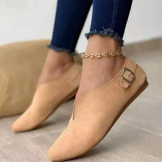 Damen Elegante Mokassins im minimalistischen Design EB
